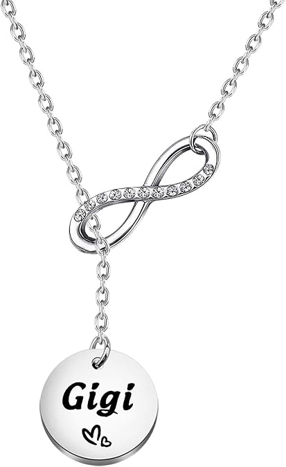 TGBJE Gigi Necklace Lola Necklace Great Grandma Gift Birthday Gifts for Grandma Godmother Gift Family Jewelry