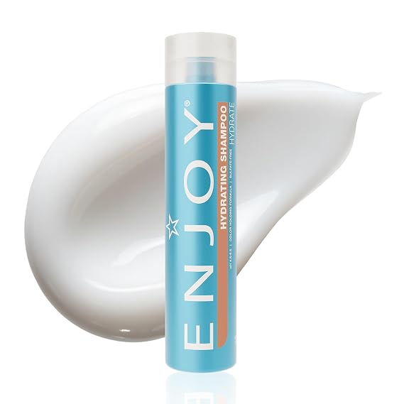Enjoy Hydrating Shampoo - Lightweight Moisturizing Formula for All Hair Types - pH 4.5-5.5 Balanced - Gently Cleanses for Soft, Shiny, and Manageable Hair - 10.1 Fl Oz