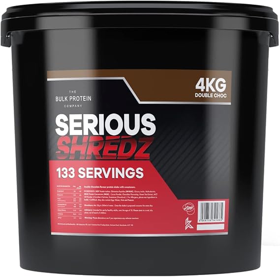 Serious Shredz Bulk Diet Whey Protein Powder 4kg Meal Replacement Shake