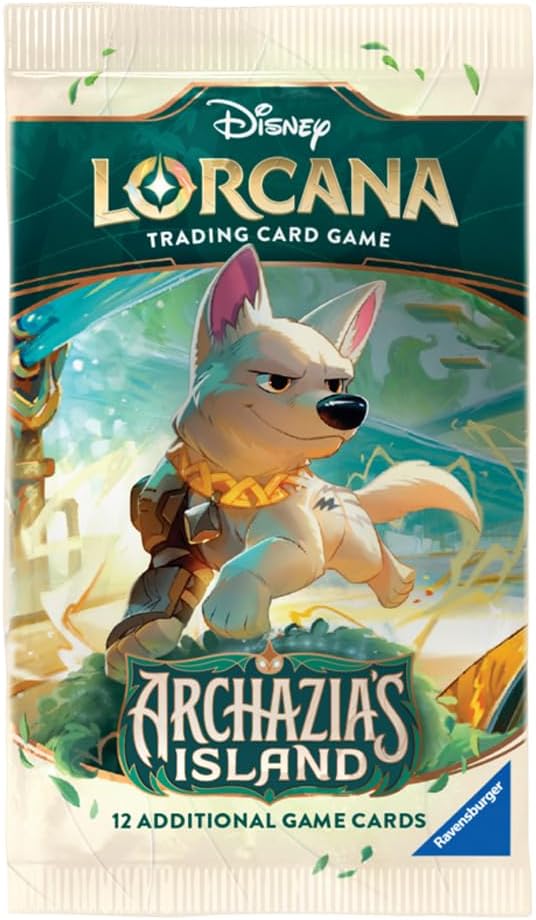 Ravensburger Disney Lorcana TCG: Arcadia Island Assorted Single Booster Packs 12 Cards | Collectible Trading Cards | Great for Disney Fans and TCG Players | Ages 8+