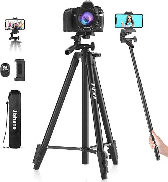 71 Inch Lightweight Tripod for Camera & Phone with Wireless Remote