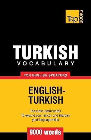 Turkish vocabulary for English speakers - 9000 words (American English Collection)