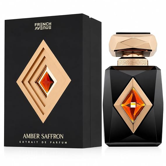 Fragrance World French Avenue Amber Saffron Extrait de Parfum Unisex 2.7 Fl Oz