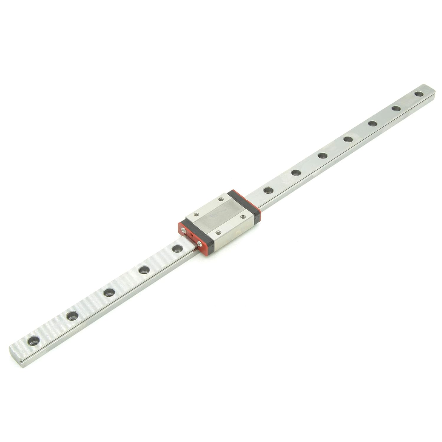 RobotDigg GS_MGN12-1H-350 GCr15 Linear Sliding Guideway Rail Set 350mm MGN12 Linear Rail and MGN12H Carriage