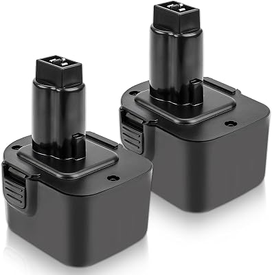 12V 3.6Ah Ni-MH Replacement for Dewalt 12V Battery DW9071 Compatible with Dewalt 12 Volt Battery DW9072 DC9071 DE9037 DE9071 DE9072 DE9074 DE9075 152250-27 397745-01 Cordless Power ToolsBlack