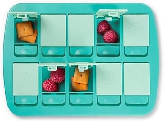 Genuine Fred MINI Match UP Memory Snack Tray, Fun Interactive Game for Kids, Travel,Friendly 8.5" x 6", BPA Free, The Ultimate Snacktivity for Picky Eaters, Dishwasher Safe