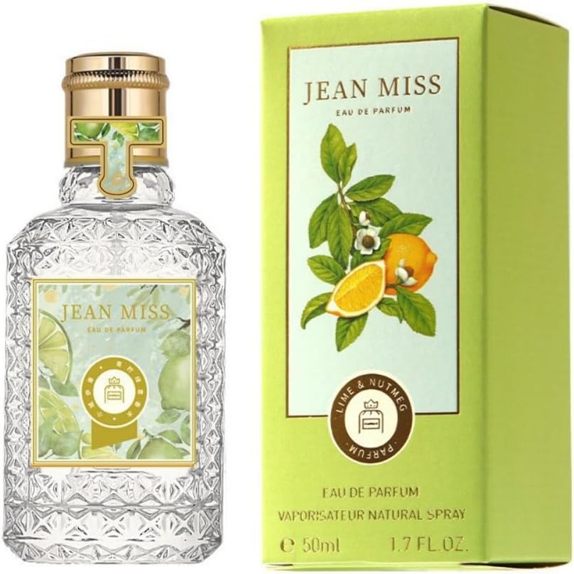 Fragrant Women Perfume, Long Lasting Light Scent, Flower Garden, Blood Orange Flower, Fruity Scent Perfume 50ml Lime Green
