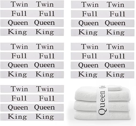20Pcs Bed Sheet Organizer Bands Bed Sheet Keepers Storage Label Bands