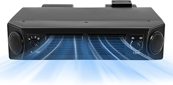 12V Under Dash AC Evaporator, 80W Universal Car Air Conditioner Kit with 3640kcal/H Cooling Capacity