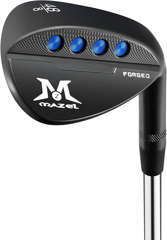 MAZEL Forged Golf Sand Wedge,Gap Wedge,Lob Wedge for Men,48/52/54/56/58/60 Degree Individual Golf Wedge,Milled Face for More Spin,Right Hand