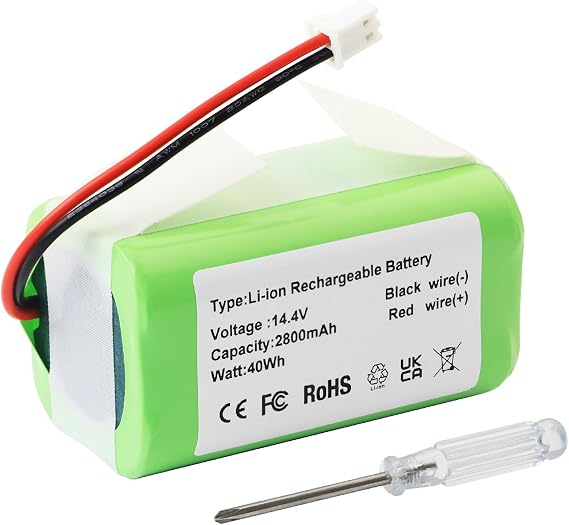 RVBAT850 Battery Replacement for Shark Matrix Robot Vacuum RV2300 RV2310