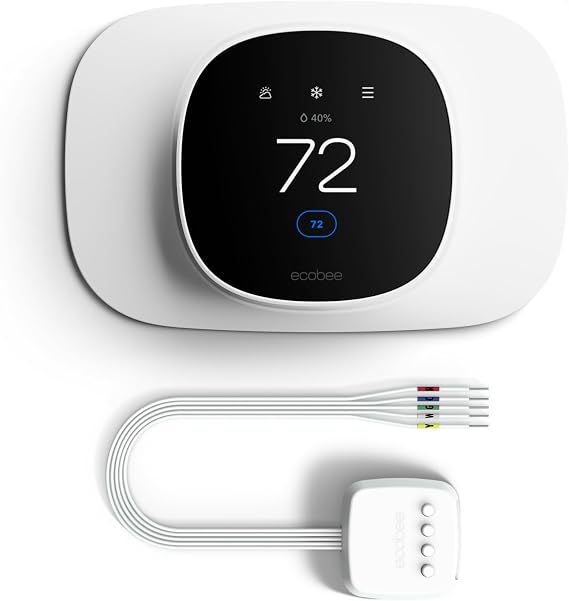 ecobee Smart Thermostat Essential, Trim Kit, Power Extender Kit