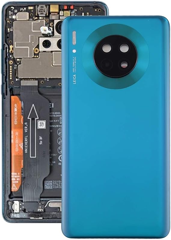 HONGYAN Cellphone Battery Back Cover with Camera Lens for Huawei Mate 30 Phone Back Covers (Color : Green)