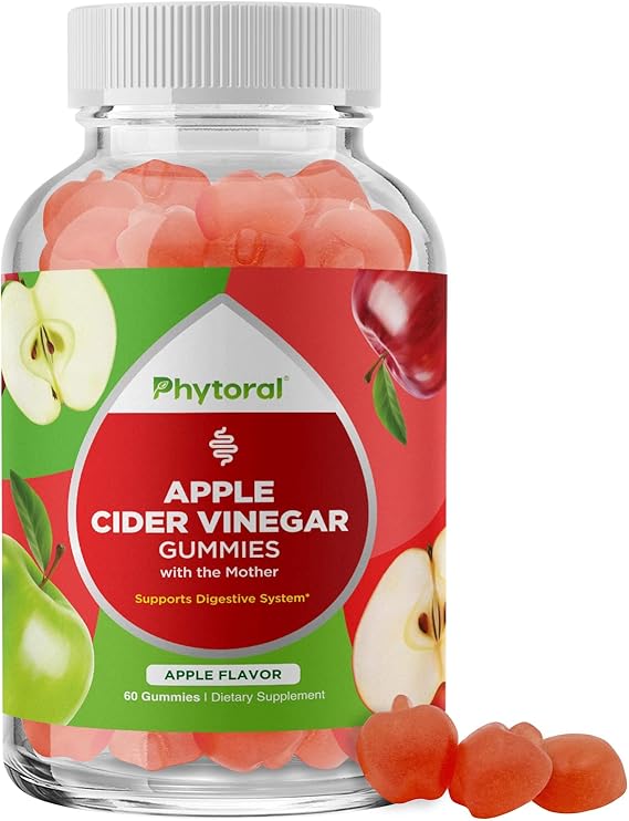 Apple Cider Vinegar Gummies - Energy and Metabolic Support - 60 Count