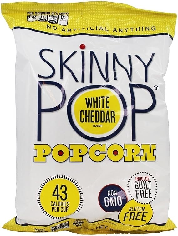 Skinny Pop Popcorn Rte Wht Chdr Lte