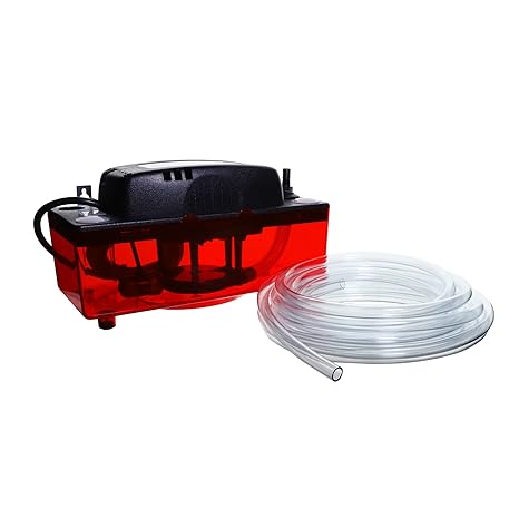 Asurity by Diversitech ULTRACP-22T 120V Compact HVAC Condensate Pump with 20' of 3/8" Discharge Tubing and 22' Max Lift Height, Standard HVAC Condensate Removal Pump with Tubing for Air Conditioners