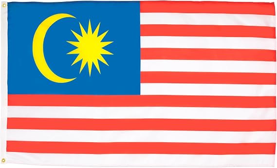 AZ FLAG Malaysia Flag 2x3 ft Malaysian 100D Polyester 2 Grommets