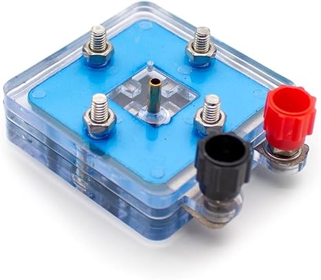 VERIMP Hydrogen Fuel Cell Experimenter Demonstrates New Energy Accessories and Converts Chemical Instrument PEM Hydrogen Fuel Cell for Teaching Proton Exchange Membrane Fuel Cell 50x50MM Hydrogen