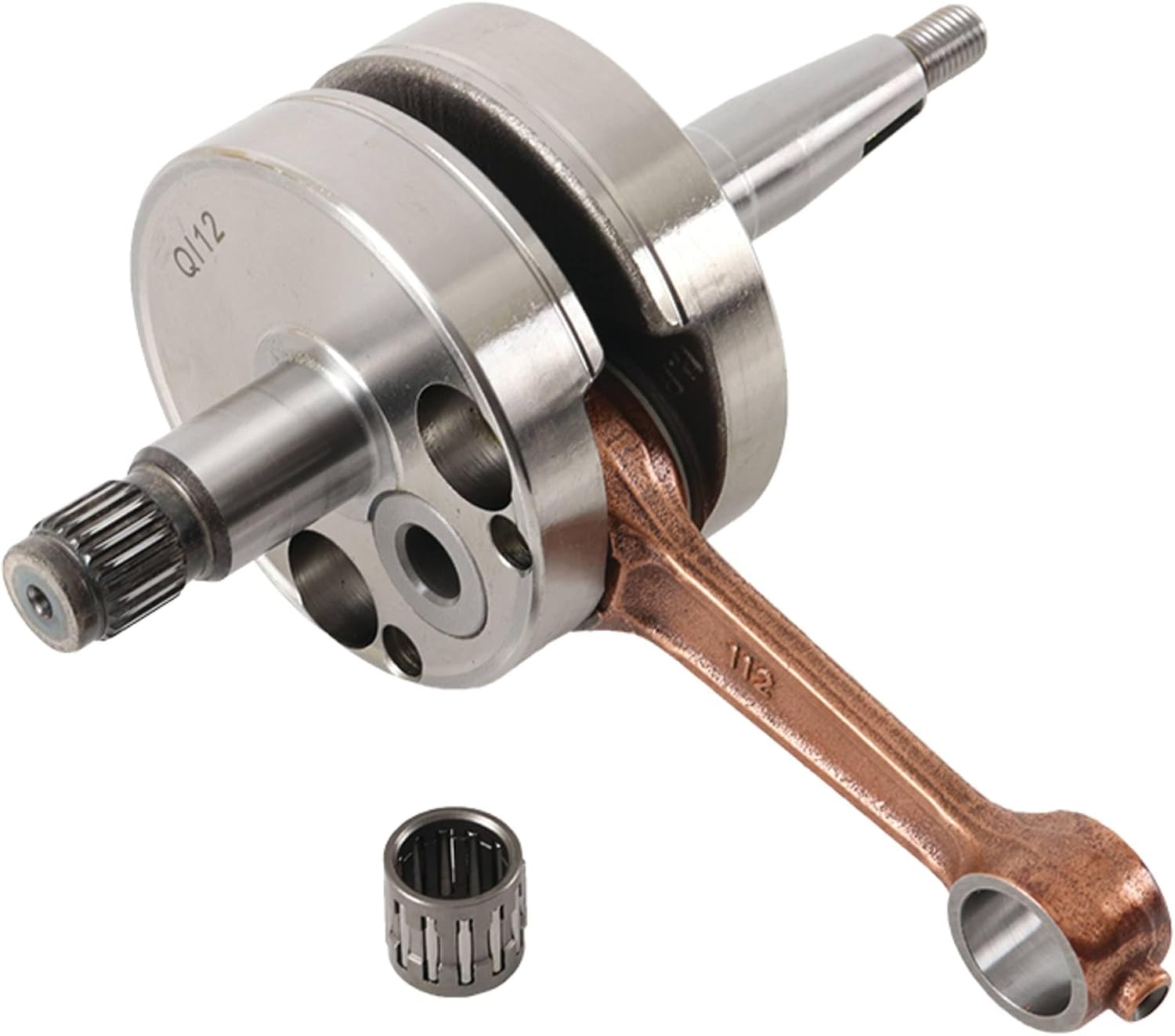 Hot Rods 4016 Crankshaft Compatible WithReplacement For Kawasaki KX 100 1995-2005, KX 80 1991-2000, KX 85 2001-2005, Suzuki RM 100 2003 2-Cycle Engine Type, 45.8 mm Stroke, Standard Type