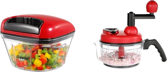 Manual Food Chopper and Quick Chopper Bundle