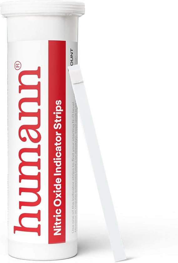 Humann - Nitric Oxide I Indicator Strips - Test salivary Nitrite Levels - 1 Tube of 25 Strips
