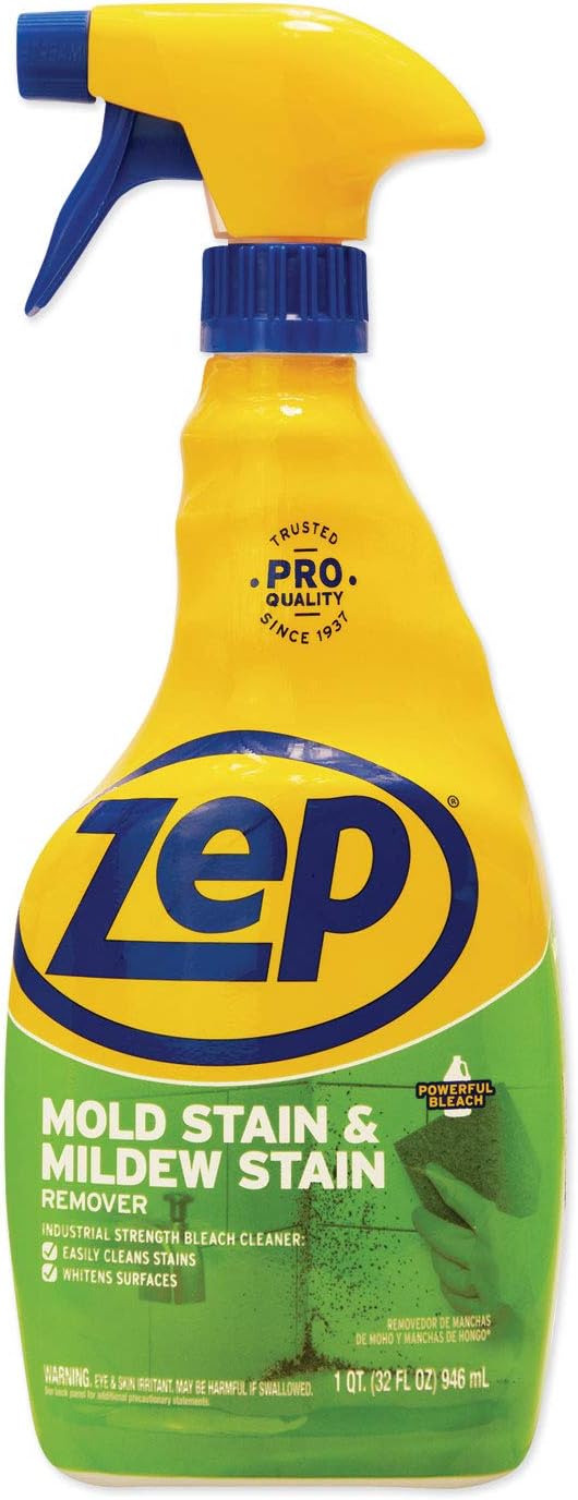 ZEP Mold Stain and Mildew Stain Remover 32 Ounces ZUMILDEW32