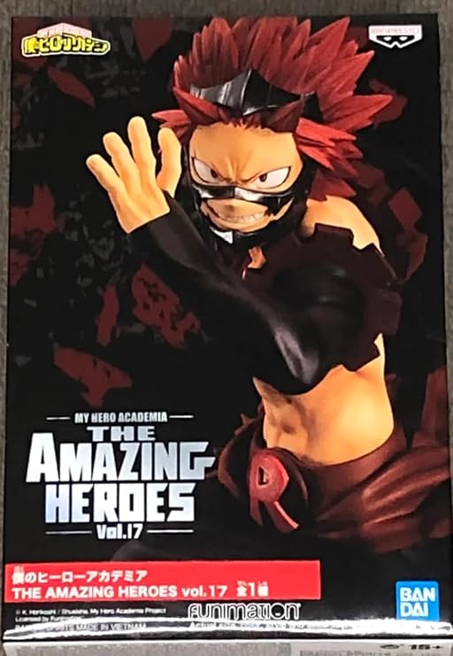 My Hero Academia The Amazing Heroes Vol.17 Eijiro Kirishima Figure | My Hero Academia 5 Inch Static Figure Amazong Heroes - Eijiro Kirishima V17