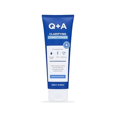 QA Clarifying Conditioner for Hair 250ml, Scalp-Balancing, Strengthening and Moisturizing Conditioner for Congested Hair, With Salicylic Acid, Oatmeal and Prebiotics