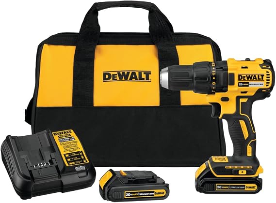 DEWALT 20V MAX Cordless Drill/Driver Kit with Battery and Charger Included (DCD777C2)