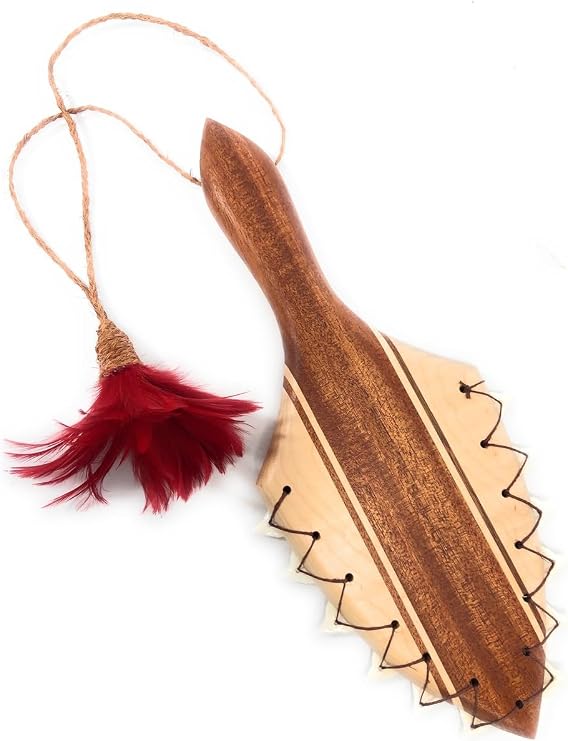 Tikimaster Hawaiian Club 15 in Lei O Mano Koa & Maple Inlays - Decorative Artifact | #koa500m1