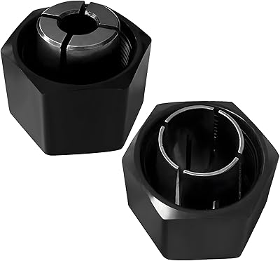 12 and 14 Router Collet for Dewalt DW621 DW616 DW618 Dw622 Dw626 Router, for Bosch 1617, 1617EVS, 1618, 1618EVS, 1613, 1613EVS, 1613AEVS Router Part No. 326286-03, 326286-04, 2610906283,2610906284