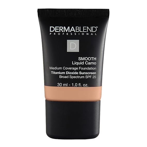 Dermablend Smooth Liquid Camo Foundation SPF 25, 40C Sepia, 1 fl oz