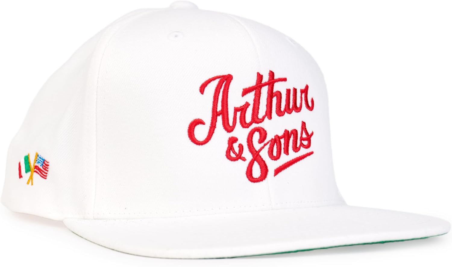 Arthur & Sons Logo Snapback Supreme Hat Red