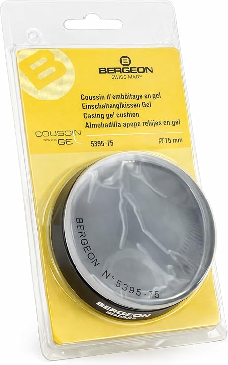 Bergeon 5395-75 Soft Gel Watch Case Casing Cushion 75 mm Transparent