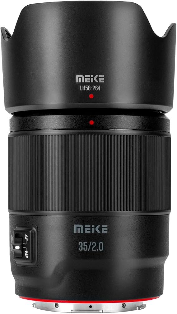 Meike 35mm F2.0 Full-Frame Lens for Panasonic Lumix Sigma Leica L Mount | Wide Angle Perspective, STM Auto Focus, Smooth Bokeh, for L Mount Cameras S1 FP S1R S1R II S1H S5 SL SL2