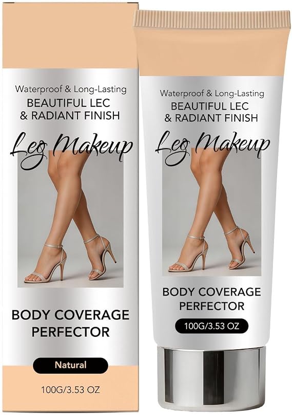 Body Perfector Waterproof Leg Makeup Tattoo, 2026 New Model Body Leg Scar Tattoo Cover Up Makeup, Leg Makeup Waterproof No Transfer, Tattoo Cover Up Makeup, Body Concealer for Mature Skin (Natural)