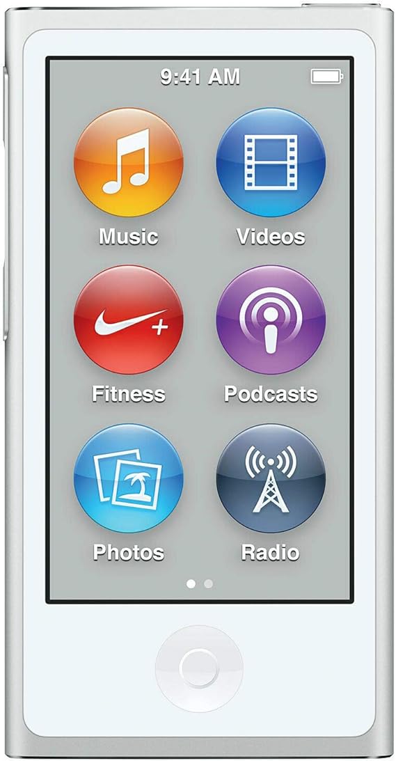 M-Player iPod Nano 7th Generation 16gb Purple (Generic Headset and Charging Cord) Packaged in Plain White Box