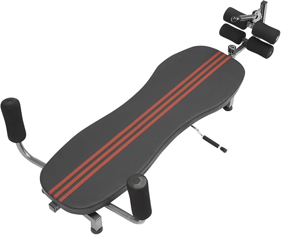 Back Stretch Decompression Bench, 330.7lbs Load Capacity Upper and Lower Back Stretcher Spinal Decompression Devices Traction Inversion Table for Weight Loss and Body-Shaping Exercises