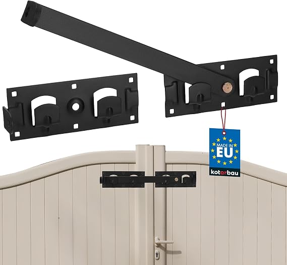 KOTARBAU® Double Gate Latch Left Right Building Fitting, Garden Double Gate Throw, Bolt Latch, Gate Lock, Gate Lock