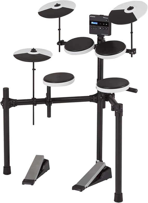 Roland Electronic Drum TD-02K V-drums Entry Model Compact Bluetooth Connectivity for Beginners, Can Add/Upgrade Pads