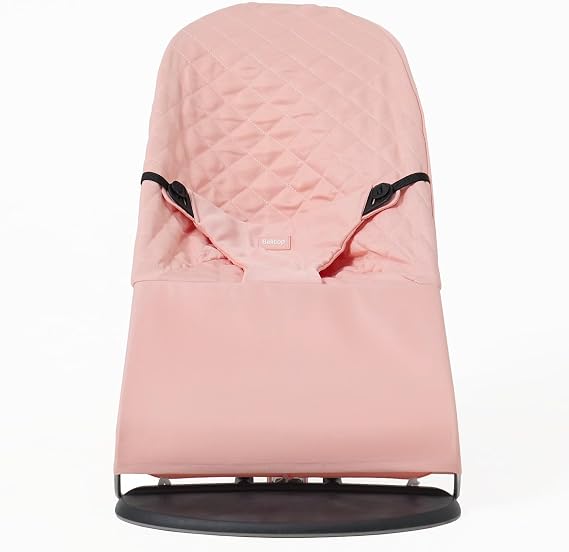 Cover Belltop compatible with Babyjörn bouncer: Balance, Soft & Bliss. Baby's seat for baby bouncer. Cover hammock: ergonomic fit. Hypoallergenic poly cotton. Fabric seat bouncer - Pink