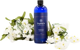 Sophia's Evening Jasmine Fragrance Lamp Oil Refills, Effusion Lamp Fragrance Oil for Redolere Lamps, Scented Lamp Oil for Fragrance Lamps, 16 Fluid Ounces of Catalytic Scented Oil Made in USA