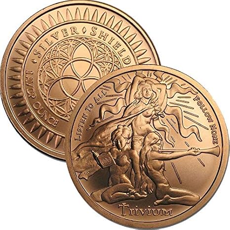 1 oz (2014-2018) .999 Pure Copper Round/Challenge Coin (2015 Listen to All - Follow None - Trivium)