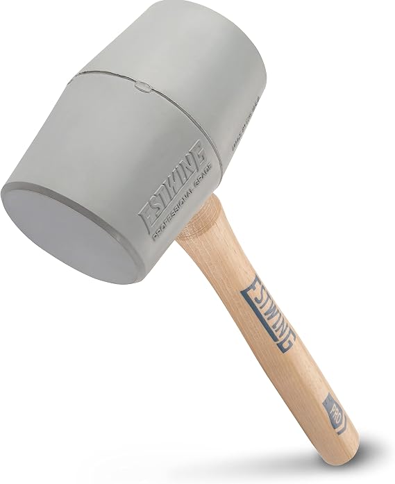 ESTWING Rubber Mallet, 18 oz Deadhead Hammer, DH-18N