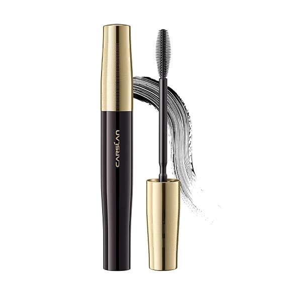 CARSLAN Light-Lengthening Natural Mascara, Lightweight for Lashes, Washable
