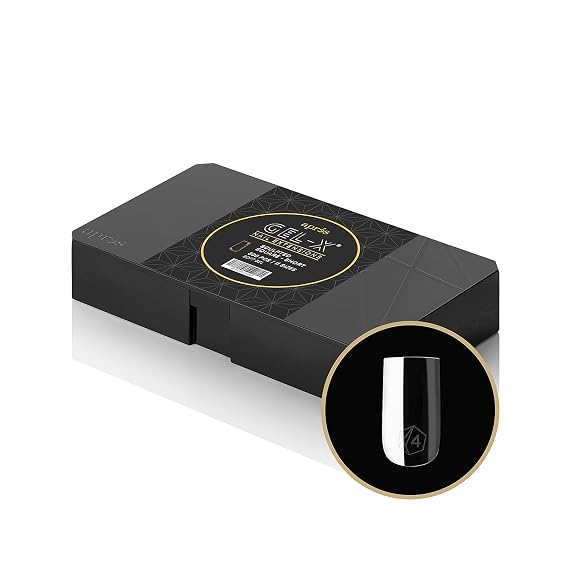 Apres Gel-X Sculpted Square Short Tip Box | 500pc Gel-X Tips, 11 Sizes 00-9, Premium Quality