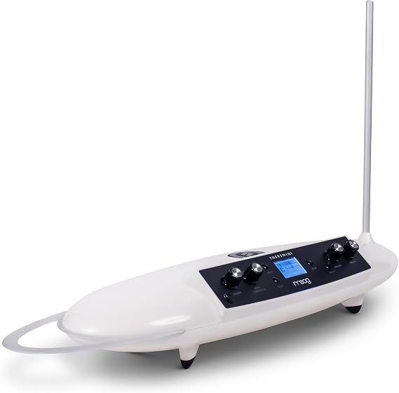 MOOG Theremini Theremin Synthesizer | Pitch Correction, CV Out, Built-In Tuner and Speaker, AniMOOG Synthesizer Sound Engine with 32 Presets, LCD Screen