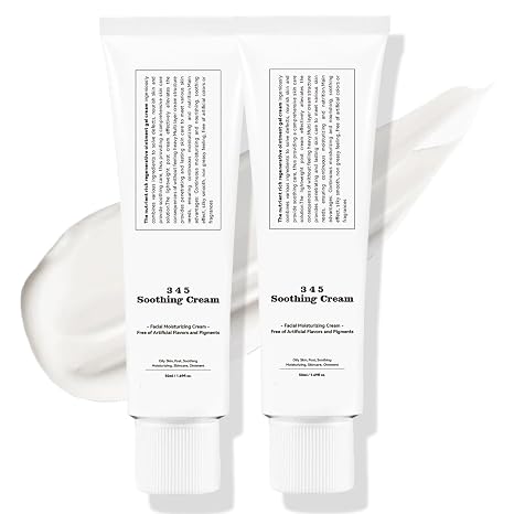 345 Relief Cream - Moisturising Cream for the Face - 345 Intensive Repair Cream for Smooth Skin - Soothing Cream for the Face for Dry Skin and Damaged Skin Barrier