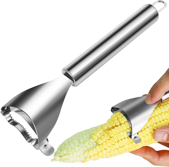 Corn Stripper, 304 Stainless Steel Corn Peeler, Corn Kernel Remover Tool | Corn Stripper,Corn Peeler,Corn Kernel Remover,304 Stainless Steel,Kitchen Tool,Quickly Removing Corn Kernels from Cob