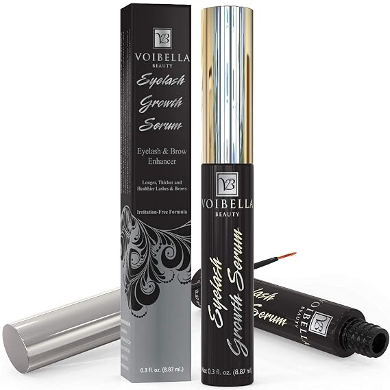 Eyelash Serum to Grow Lashes Bigger 8.87mL - Growth For Thick, Longer, Lush and Lavish Eyelashes with Peptides & Botanical Extracts - Natural Babe Eye Lash Beauty Enhancing and Brow Serum